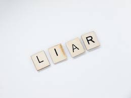 What is the 10 adjectives for liar?