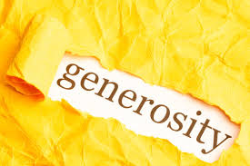 What meaning of generosity and How can we generosity?