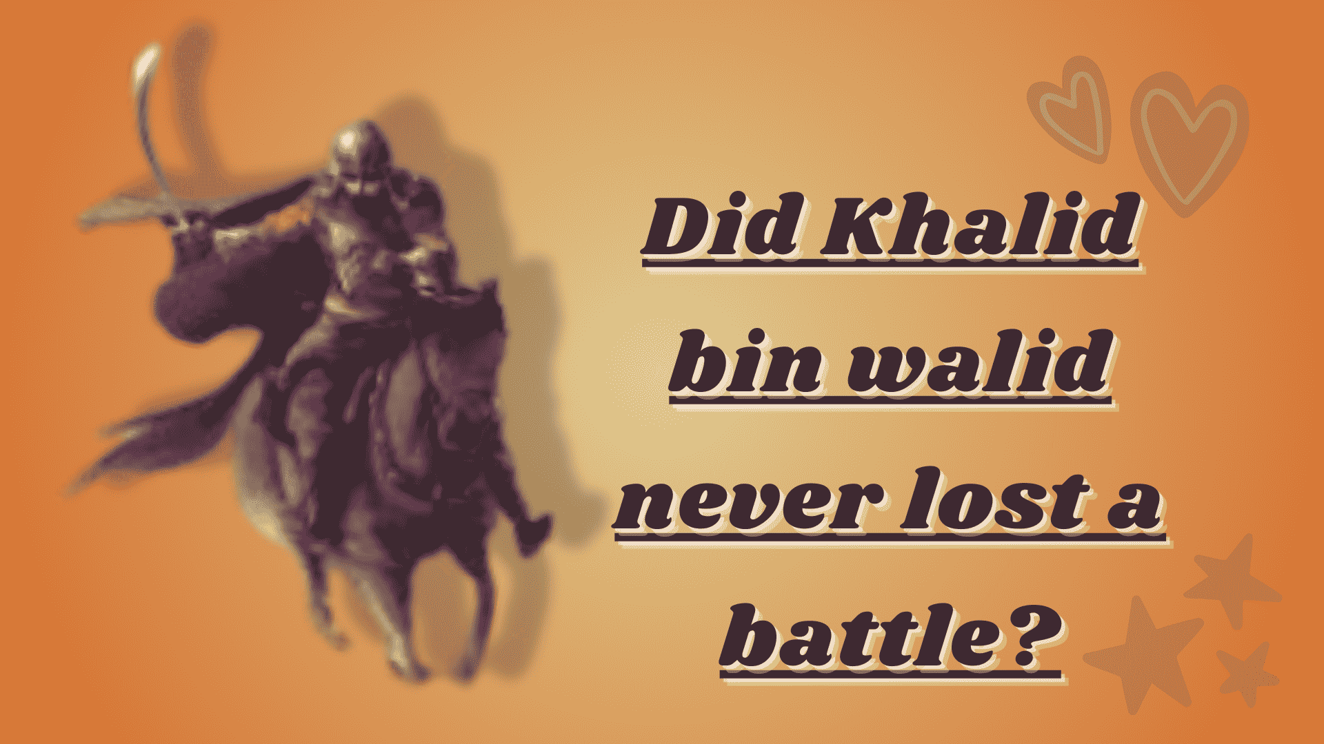 Did Khalid bin walid never lost a battle?