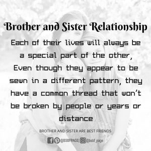 10 Good relationship of brother and sister