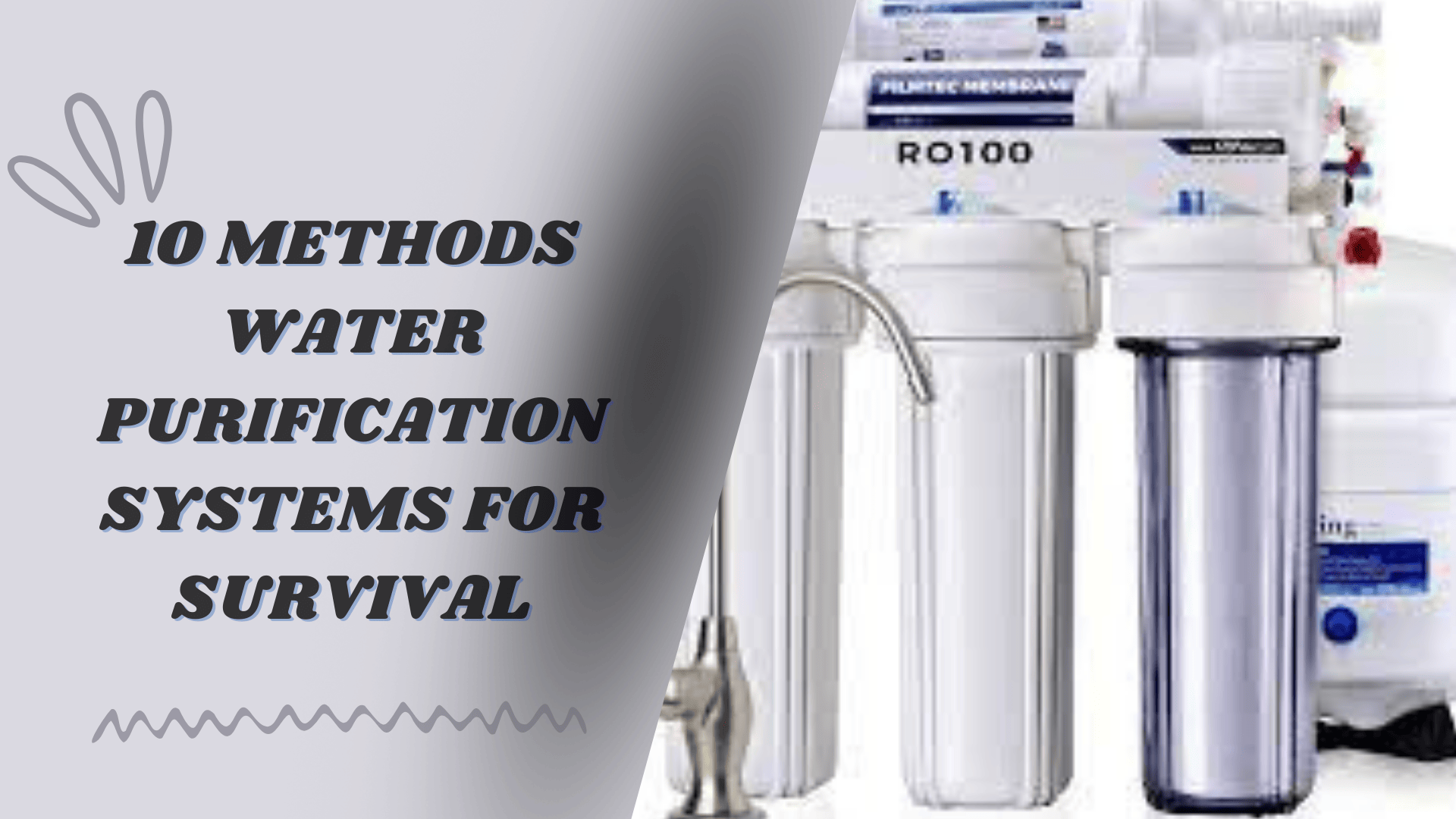 10 Methods Water Purification Systems for Survival