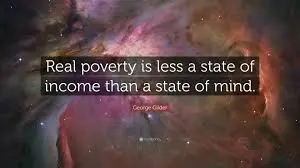 True poverty lies in a lack of compassion and mindset.